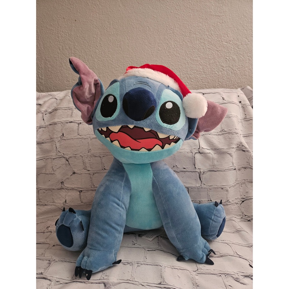Disney Christmas Stitch Holiday Plush Toy Stuffed Animal 18"